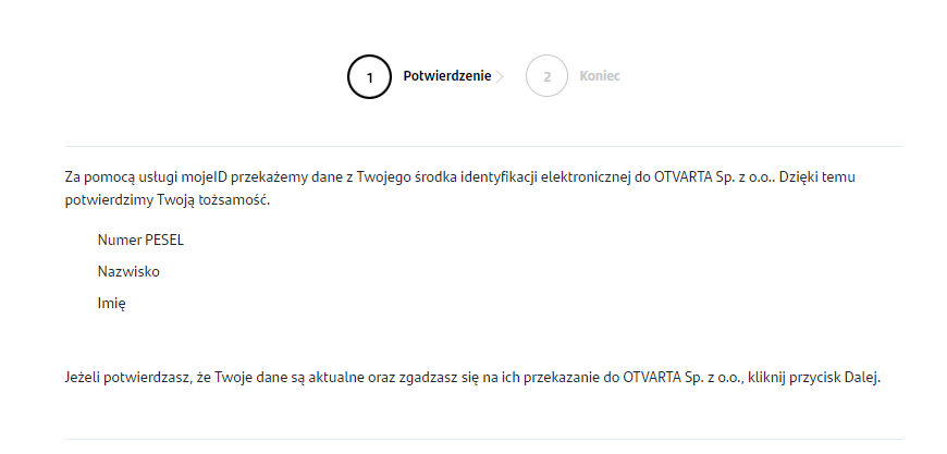 potwierdzenie tożsamości w Santander